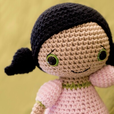 crochet stitch doll