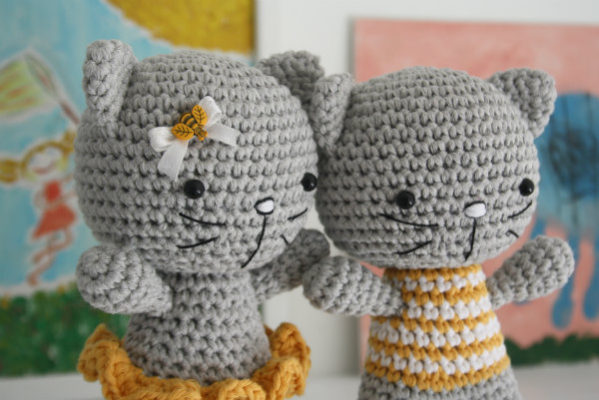 Free pattern of the small cats | Amigurumi and crochet patterns | lilleliis