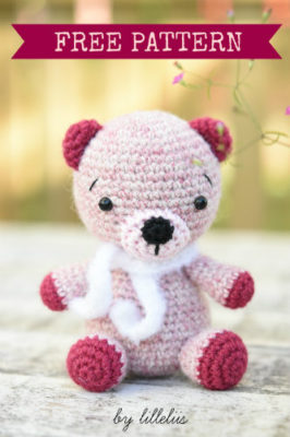 Alpaca teddy bear | Free amigurumi crochet pattern | lilleliis