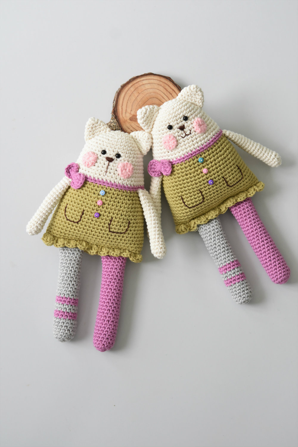 crochet cat doll