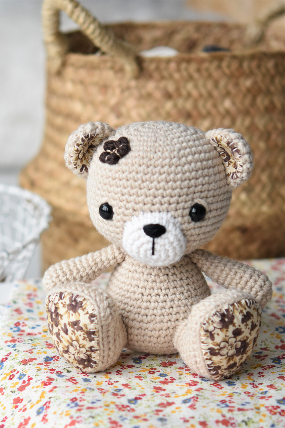 Amigurumi Teddy Bear From Amigurumi Cuties Pattern Lilleliis