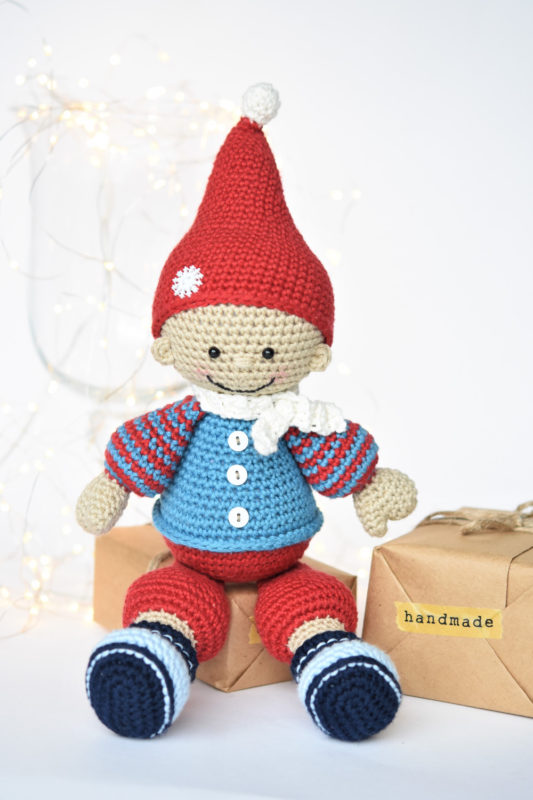 Jester the Christmas gnome | Christmas gnome pdf pattern | lilleliis