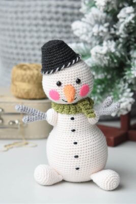 Crochet snowman pattern | Crochet Christmas gift ideas | lilleliis