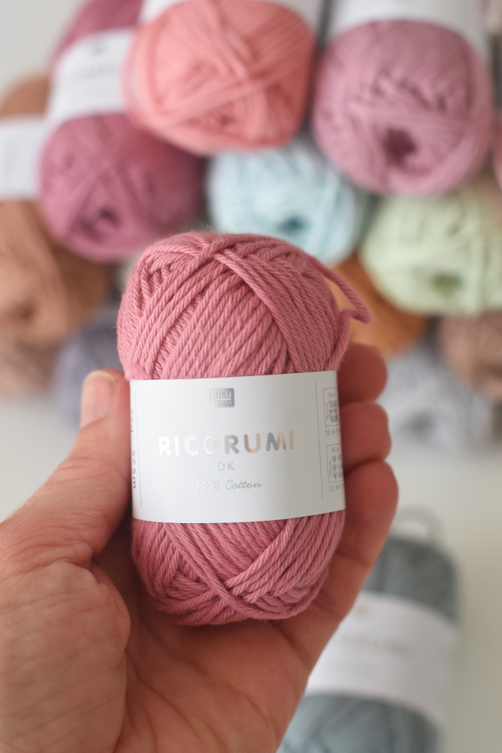 Rico RICORUMI DK 100% Cotton Amigurumi Crochet Yarn Cute Little 25g Balls!