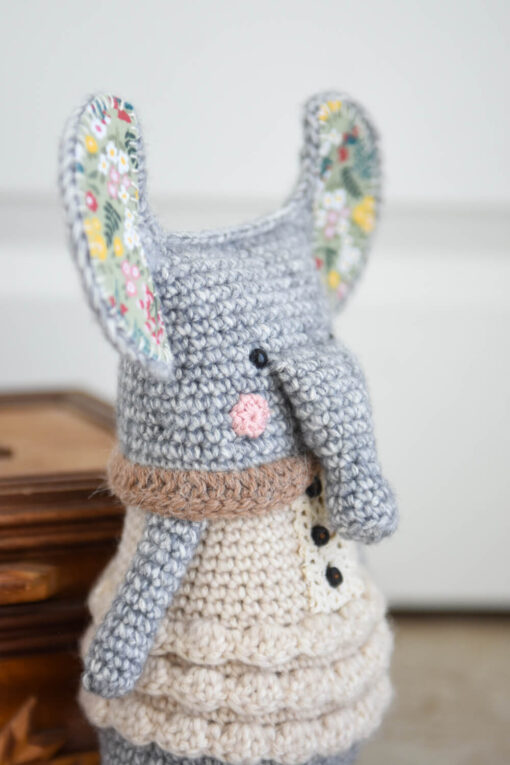 crochet elephant toy