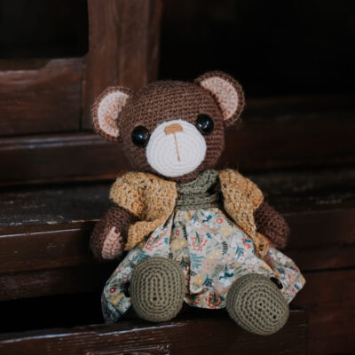 crochet teddy girl Elma