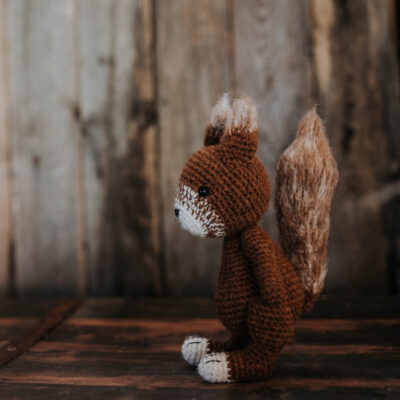 crochet squirrel