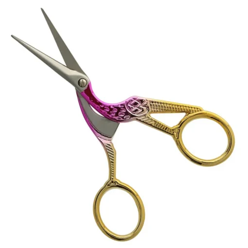 Embroidery scissors stork